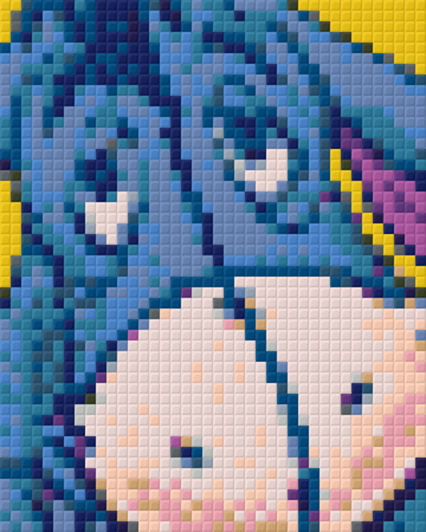 Eeyore One [1] Baseplate PixelHobby Mini-mosaic Art Kit image 0